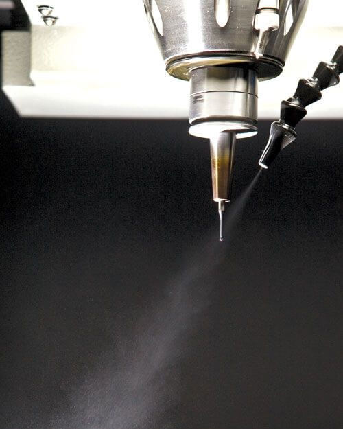 Minimum quantity lubrication.