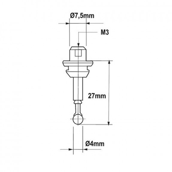ΑΚΙΔΑ 4MM ΓΙΑ 3D TASTER